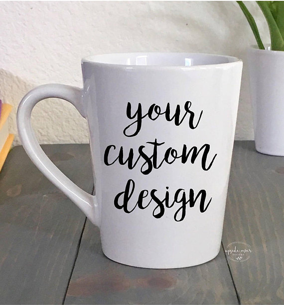 Milk mug with logo